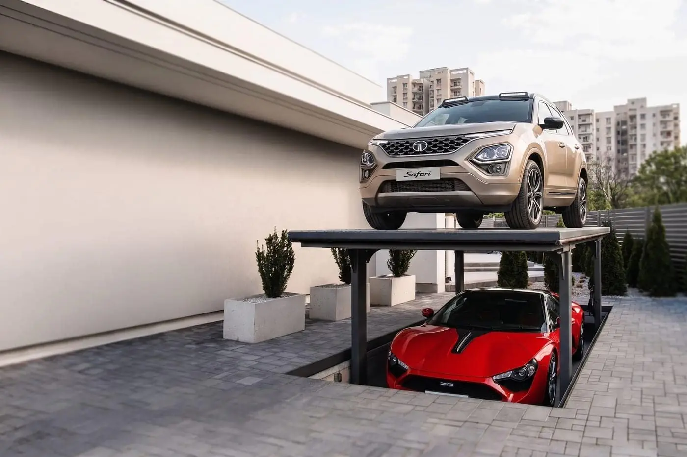 Pit parking system