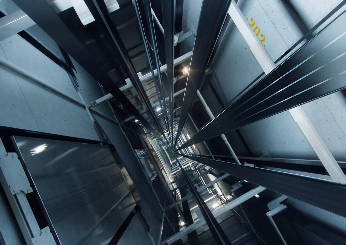 Shaft and machine room layout study